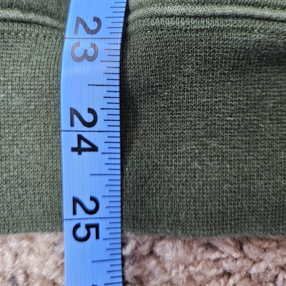Nike Pullover Hoodie Olive Green Fleece Sweatshirt Small Unisex Athleisure Gym - Picture 6 of 7